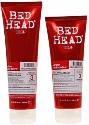 Bed Head Tigi Urban Anti Dotes Resurrection Shampoo 8.45 Oz. & Conditioner 6.76 Oz. Duo for Weak Brittle Hair by TIGI(Set of 2)
Bed Head Tigi Urban Anti Dotes Resurrection Shampoo 8.45 Oz. & Conditioner 6.76 Oz. Duo for Weak Brittle Hair by TIGI(Set of 2)