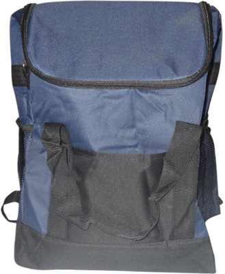 Decorika Polyester Cooler Bag(Blue Collapsible)