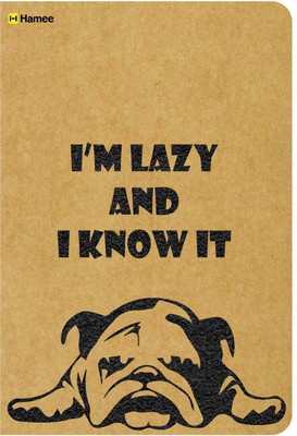 Hamee A5 Notebook(Recyclable Designer Printed Brown Paper Bound A5 Kraft Notebook - 150 pages, A5 Size I am Lazy, Brown)
Hamee A5 Notebook(Recyclable Designer Printed Brown Paper Bound A5 Kraft Notebook - 150 pages, A5 Size I am Lazy, Brown)