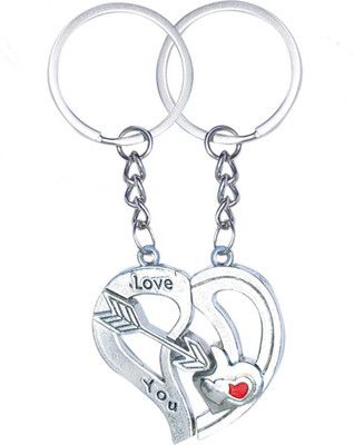 NeoTask Couple Love You heart Arrow Key Chain