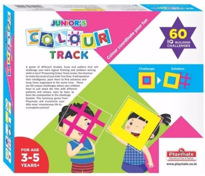 Playmate Colour Track Junior - 60 IQ Challenges Game for 3- 5yrs+(Multicolor)
Playmate Colour Track Junior - 60 IQ Challenges Game for 3- 5yrs+(Multicolor)