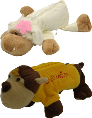 Hrinkar Cartoon Pencil Pouch Animal and Animal Art Plastic Pencil Boxes(Set of 2, Brown, Yellow, Brown)
Hrinkar Cartoon Pencil Pouch Animal and Animal Art Plastic Pencil Boxes(Set of 2, Brown, Yellow, Brown)