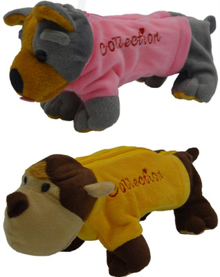 Hrinkar Cartoon Pencil Pouch Animal and Animal Art Plastic Pencil Boxes(Set of 2, Grey, Pink, Brown, Yellow, Brown)
Hrinkar Cartoon Pencil Pouch Animal and Animal Art Plastic Pencil Boxes(Set of 2, Grey, Pink, Brown, Yellow, Brown)