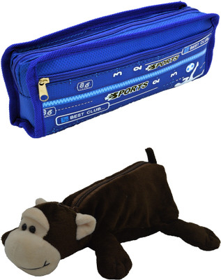 Hrinkar Cartoon Pencil Pouch Printed and Animal Art Plastic Pencil Boxes(Set of 2, Blue, Brown, White)
Hrinkar Cartoon Pencil Pouch Printed and Animal Art Plastic Pencil Boxes(Set of 2, Blue, Brown, White)