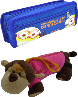 Hrinkar Cartoon Pencil Pouch Printed and Animal Art Plastic Pencil Boxes(Set of 2, Blue, Pink, Brown, White)
Hrinkar Cartoon Pencil Pouch Printed and Animal Art Plastic Pencil Boxes(Set of 2, Blue, Pink, Brown, White)