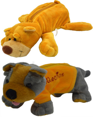 Hrinkar Cartoon Pencil Pouch Animal and Animal Art Plastic Pencil Boxes(Set of 2, Brown, Grey, Yellow)
Hrinkar Cartoon Pencil Pouch Animal and Animal Art Plastic Pencil Boxes(Set of 2, Brown, Grey, Yellow)