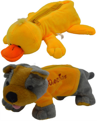 Hrinkar Cartoon Pencil Pouch Animal and Animal Art Plastic Pencil Boxes(Set of 2, Yellow, Grey, Yellow)
Hrinkar Cartoon Pencil Pouch Animal and Animal Art Plastic Pencil Boxes(Set of 2, Yellow, Grey, Yellow)