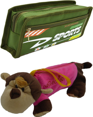 Hrinkar Cartoon Pencil Pouch Printed and Animal Art Plastic Pencil Boxes(Set of 2, Green, Pink, Brown, White)
Hrinkar Cartoon Pencil Pouch Printed and Animal Art Plastic Pencil Boxes(Set of 2, Green, Pink, Brown, White)