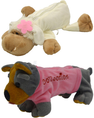 Hrinkar Cartoon Pencil Pouch Animal and Animal Art Plastic Pencil Boxes(Set of 2, Brown, Grey, Pink, Brown)
Hrinkar Cartoon Pencil Pouch Animal and Animal Art Plastic Pencil Boxes(Set of 2, Brown, Grey, Pink, Brown)