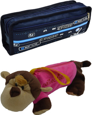 Hrinkar Cartoon Pencil Pouch Printed and Animal Art Plastic Pencil Boxes(Set of 2, Blue, Pink, Brown, White)
Hrinkar Cartoon Pencil Pouch Printed and Animal Art Plastic Pencil Boxes(Set of 2, Blue, Pink, Brown, White)