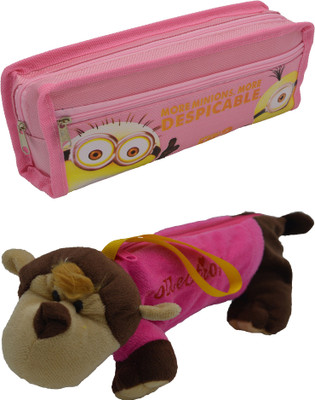 Hrinkar Cartoon Pencil Pouch Printed and Animal Art Plastic Pencil Boxes(Set of 2, Pink, Pink, Brown, White)
Hrinkar Cartoon Pencil Pouch Printed and Animal Art Plastic Pencil Boxes(Set of 2, Pink, Pink, Brown, White)