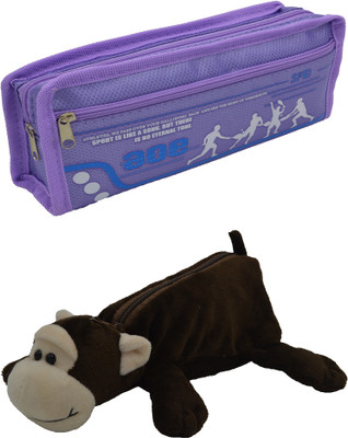 Hrinkar Cartoon Pencil Pouch Printed and Animal Art Plastic Pencil Boxes(Set of 2, Purple, Brown, White)
Hrinkar Cartoon Pencil Pouch Printed and Animal Art Plastic Pencil Boxes(Set of 2, Purple, Brown, White)