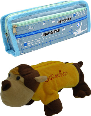 Hrinkar Cartoon Pencil Pouch Printed and Animal Art Plastic Pencil Boxes(Set of 2, Blue, Yellow, Brown)
Hrinkar Cartoon Pencil Pouch Printed and Animal Art Plastic Pencil Boxes(Set of 2, Blue, Yellow, Brown)