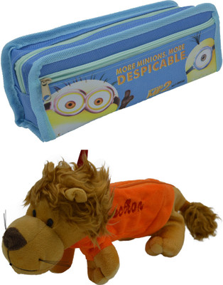 Hrinkar Cartoon Pencil Pouch Printed and Animal Art Plastic Pencil Boxes(Set of 2, Blue, Yellow, Orange)
Hrinkar Cartoon Pencil Pouch Printed and Animal Art Plastic Pencil Boxes(Set of 2, Blue, Yellow, Orange)