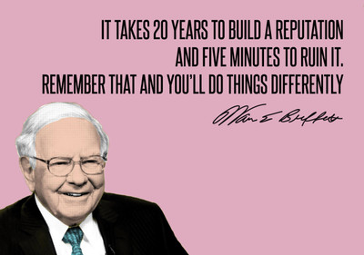 Warren Buffett - Motivational Quotes - VALUE INVESTING - It Takes 20 Years To Build A Reputation And Five Minutes To Ruin It If You Remember That Youll Do Things Differently - Premium Quality Poster Paper Print(17 inch X 12 inch, Rolled)
Warren Buffett - Motivational Quotes - VALUE INVESTING - It Takes 20 Years To Build A Reputation And Five Minutes To Ruin It If You Remember That Youll Do Things Differently - Premium Quality Poster Paper Print(17 inch X 12 inch, Rolled)