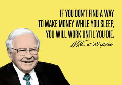 Warren Buffett - Motivational Quotes - VALUE INVESTING - If You Dont Find A Way To Make MOney While You Sleep You Will Work Until You Die - Premium Quality Large Poster Paper Print(24 inch X 18 inch, Rolled)
Warren Buffett - Motivational Quotes - VALUE INVESTING - If You Dont Find A Way To Make MOney While You Sleep You Will Work Until You Die - Premium Quality Large Poster Paper Print(24 inch X 18 inch, Rolled)