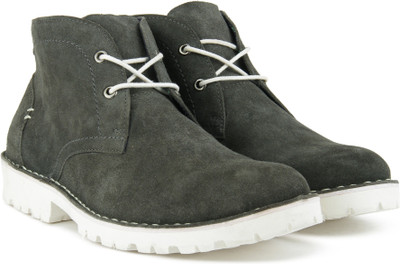 Bata TOMMY Boots For Men(Grey