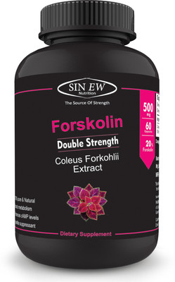Sinew Nutrition Forskolin Extract - (60 Capsules) 500 mg per Serving, 100 % Veg, Pure & Natural Fat Burner Formula(60 No)
Sinew Nutrition Forskolin Extract - (60 Capsules) 500 mg per Serving, 100 % Veg, Pure & Natural Fat Burner Formula(60 No)