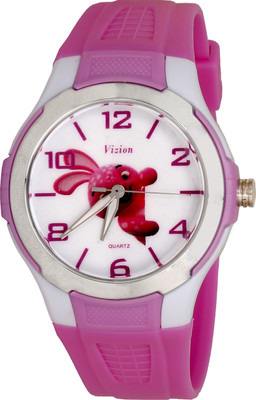 Vizion V-8826-5-3 Magna-The Puppet Rabbit Cartoon Character Watch - For Girls