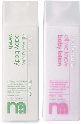 Mothercare Mothercare All We Know Baby Body Wash (300ml), Baby Lotion (300ml) COMBO(NA)