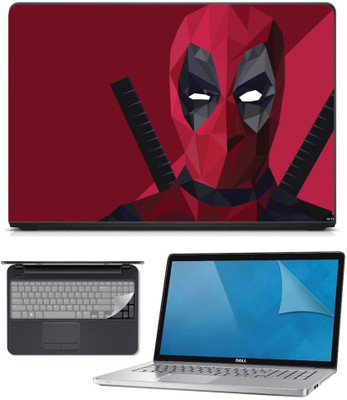 FineArts 3in1 Combo of Premium Quality, HD, UV Printed, Laminated, Protected, Bubble Free, Scratchproof, Washable, Easy to Install Laptop Skin/Sticker/Vinyl/Cover for 15.6 inches on 3M Vinyl with Screen Guard and Key Protector (Red Mask 3in1 new) Combo Se
FineArts 3in1 Combo of Premium Quality, HD, UV Printed, Laminated, Protected, Bubble Free, Scratchproof, Washable, Easy to Install Laptop Skin/Sticker/Vinyl/Cover for 15.6 inches on 3M Vinyl with Screen Guard and Key Protector (Red Mask 3in1 new) Combo Se