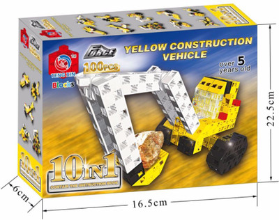 Sirius Toys Yellow Construction Vehicle(Multicolor)
