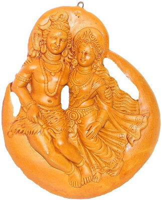 Sarvsiddhi Terracotta Shiv Parvati Wall Hanging Decorative Showpiece - 28 cm(Terracotta, Brown)
Sarvsiddhi Terracotta Shiv Parvati Wall Hanging Decorative Showpiece - 28 cm(Terracotta, Brown)