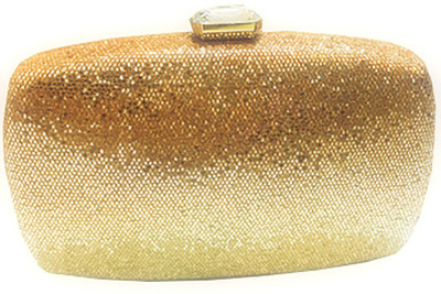 Fashion Knack Party Gold Clutch