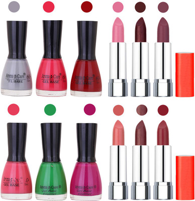 Aroma Care Wholesale Rate Combo of Nail Polish and Rythm Lipstick 676(Set of 12)
Aroma Care Wholesale Rate Combo of Nail Polish and Rythm Lipstick 676(Set of 12)