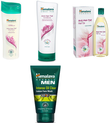 Himalaya anti hair fall shampoo, anti hair fall conditioner, anti hair fall hair oil, intense oil clear lemon face wash(Set of 4)
Himalaya anti hair fall shampoo, anti hair fall conditioner, anti hair fall hair oil, intense oil clear lemon face wash(Set of 4)