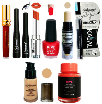Lady Fashion BRIDAL MAKEUP KIT(Set of 9)