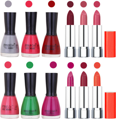 Aroma Care Wholesale Rate Combo of Nail Polish and Rythm Lipstick 719(Set of 12)
Aroma Care Wholesale Rate Combo of Nail Polish and Rythm Lipstick 719(Set of 12)
