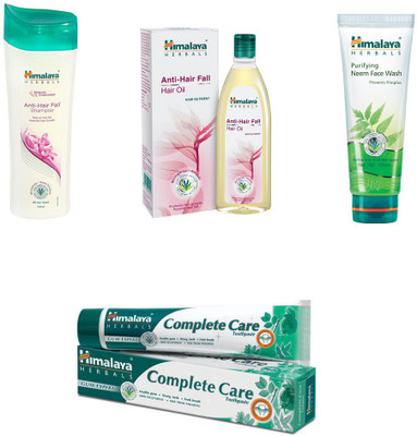 Himalaya anti hair fall shampoo, anti hair fall hair oil complete care paste, neem face wash(Set of 4)
Himalaya anti hair fall shampoo, anti hair fall hair oil complete care paste, neem face wash(Set of 4)