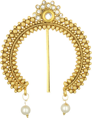 Reeti Fashions Tradition White Stone studded Juda pin Hair accessory Bun Clip(Gold)
Reeti Fashions Tradition White Stone studded Juda pin Hair accessory Bun Clip(Gold)