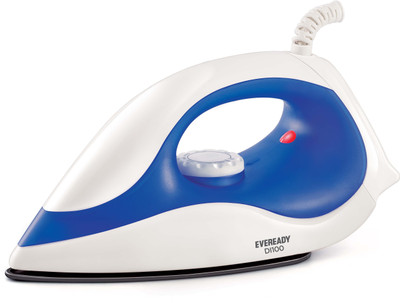 Eveready DI100 Dry Iron(White,Blue)