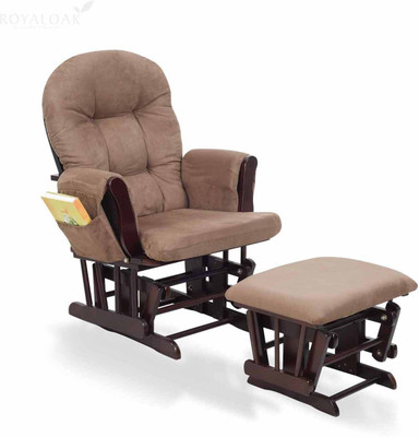 RoyalOak Trinity 1 Seater Rocking Chairs(Finish Color - Wengy)