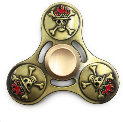 24x7 Skull Hand Spinner Metal Fidget(Multicolor)