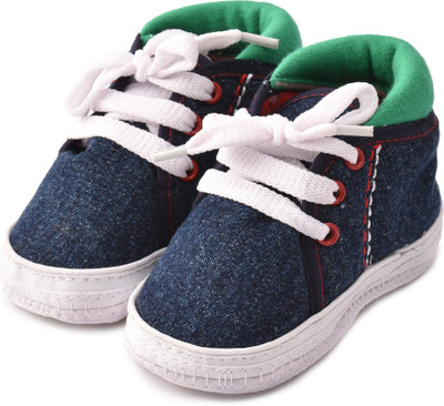 Infano Boys & Girls Lace Casual Boots(Dark Blue, Navy blue