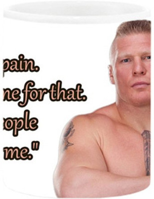 Ashvah Brock Lesnar Ceramic Mug(350 ml), Multicolor
Ashvah Brock Lesnar Ceramic Mug(350 ml), Multicolor