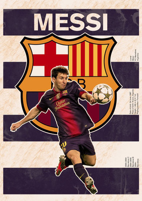 Spirit Of Sports - FC Barcelona Lionel Messi - Football - Motivational Poster - Premium Quality Large Poster Paper Print(24 inch X 18 inch)
Spirit Of Sports - FC Barcelona Lionel Messi - Football - Motivational Poster - Premium Quality Large Poster Paper Print(24 inch X 18 inch)