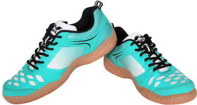 Nivia HY-COURT Badminton Shoes For Men(Green, White
