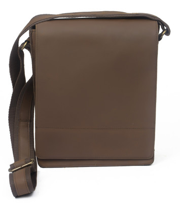 Anshika International Boys & Girls Formal Brown Genuine Leather Sling Bag