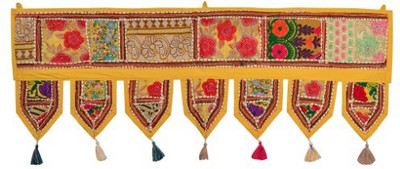 Lal Haveli Embroidery Work Cotton Tapestry Wall Decoration Door Hanging Toran(Cotton)
Lal Haveli Embroidery Work Cotton Tapestry Wall Decoration Door Hanging Toran(Cotton)