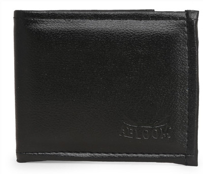 ABLOOM Men Black Fabric Wallet(5 Card Slots)