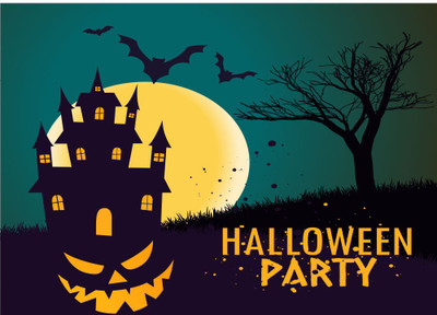 PARTY PROPZ BACKDROP BANNER PACK OF 1/HALLOWEEN PARTY Banner(6 ft, Pack of 1)