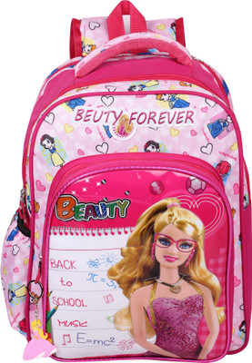 Sanjog Barbie School bag 29 L Backpack(Pink)