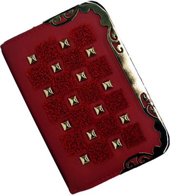 FAVINO Casual Maroon Clutch