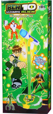Taaza Garam kids imported Ben 10 Style Musical Battery operated Karaoke Children's Toy Sing Along Stand Up Musical Microphone Toy Play Set Connect to MP3 Sound Microphone Amplifier Speaker Mic Set Toy For Kids(Green)
Taaza Garam kids imported Ben 10 Style Musical Battery operated Karaoke Children's Toy Sing Along Stand Up Musical Microphone Toy Play Set Connect to MP3 Sound Microphone Amplifier Speaker Mic Set Toy For Kids(Green)