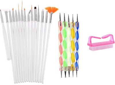 Born Pretty 21 pcs Nail Art Design Dotting Painting Drawing UV Polish Brush Pen draw tools Manicure Pedicure Set Kit(White)
Born Pretty 21 pcs Nail Art Design Dotting Painting Drawing UV Polish Brush Pen draw tools Manicure Pedicure Set Kit(White)