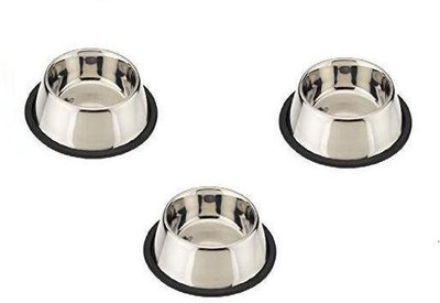Pets Empire Small Dog and Cat feeding bowl steel (200 ml) Set of 3 round Stainless Steel Pet Bowl(200 ml Silver)
Pets Empire Small Dog and Cat feeding bowl steel (200 ml) Set of 3 round Stainless Steel Pet Bowl(200 ml Silver)